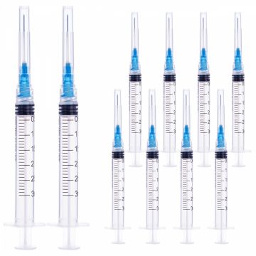 3ml Disposable Syringe 1inch 23-gauge
